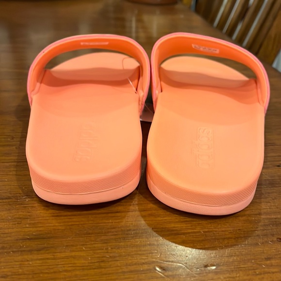 Adidas Adilette Comfort Slides Sandals Shoes Coral B43528 Women’s Size 8 - Picture 8 of 14